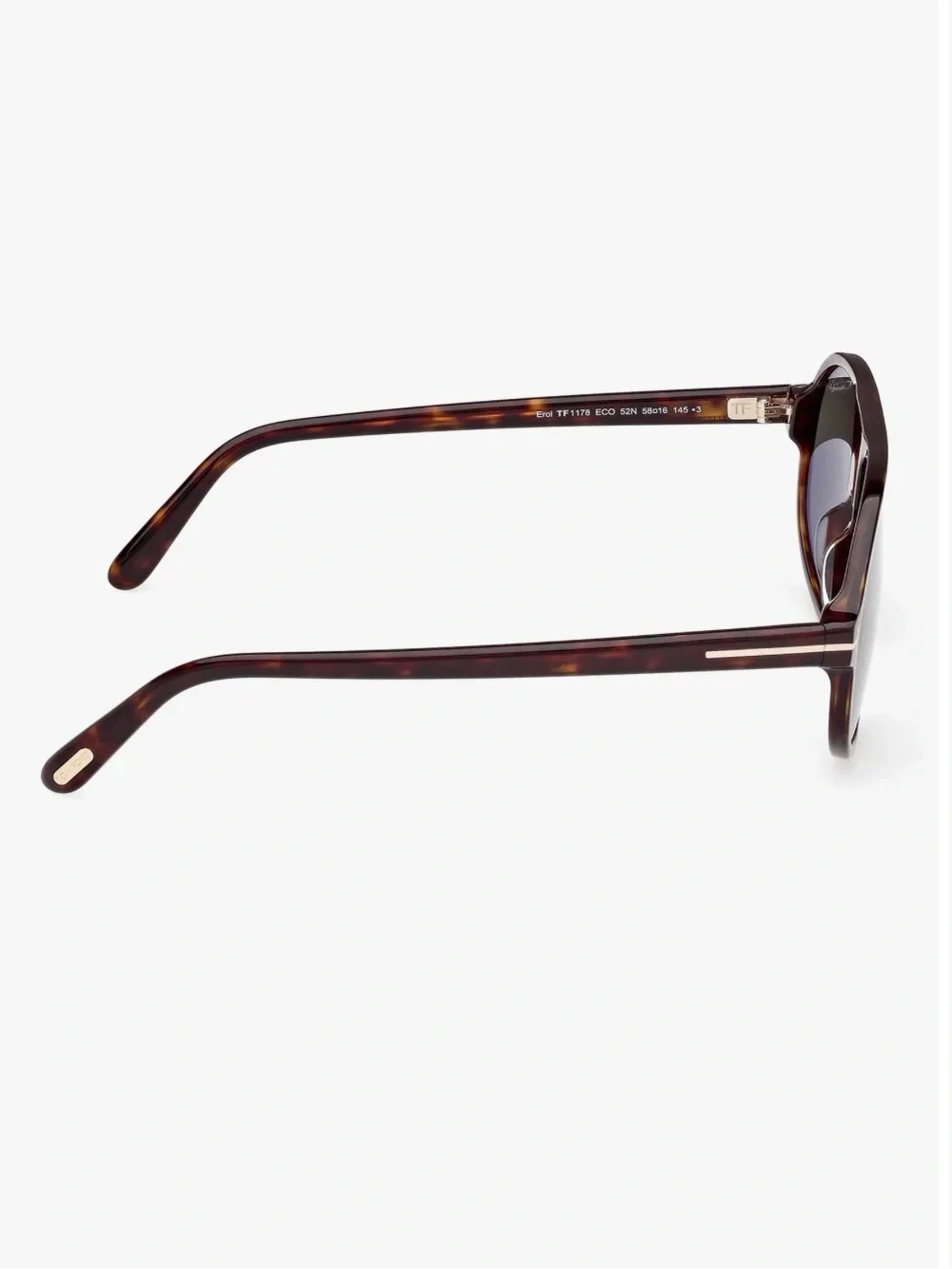 Tom Ford Tortoiseshell Aviator Sunglasses - Tortoise Frame with Dark Lenses